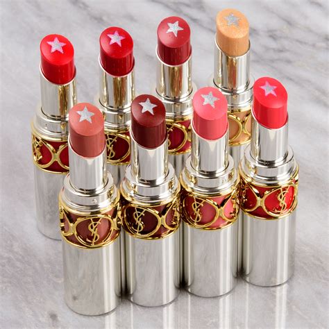 YSL Rouge Volupte Rock'N Shine Lipstick Swatches 